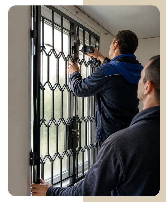 Установка распашных решеток в Протвине цена от 6614 р. | ДвериЛегко-Прн