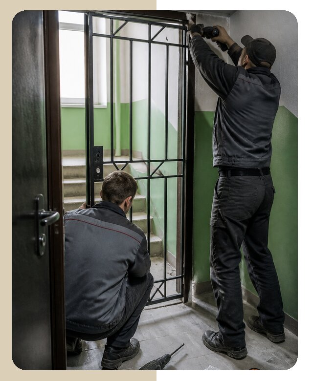 Установка тамбурной решетки под ключ с гарантией в Протвине