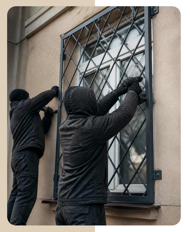 Установка антивандальных решеток на окна в Протвине